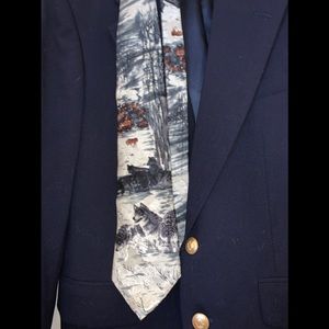 NEW WEMBLEY ENDANGERED SPECIES SILK 4” wide Wolves